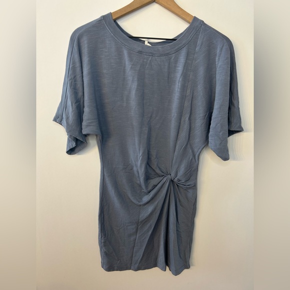 Daily Practice by Anthropologie Women’s Blue Side-Twist Tee Dress, Size XS - Picture 4 of 12